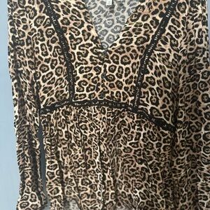 Leopard Print Women's Top